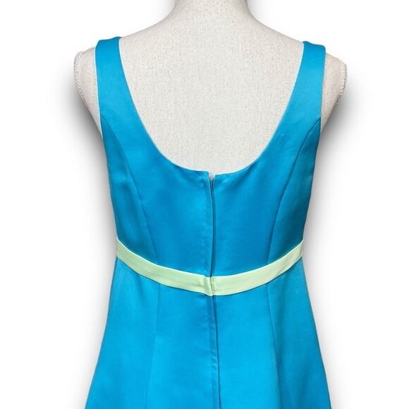 Eden Maids Bridesmaid Edition Retro Vintage Teal with a Light Mint Pale Green Bo - Picture 9 of 10